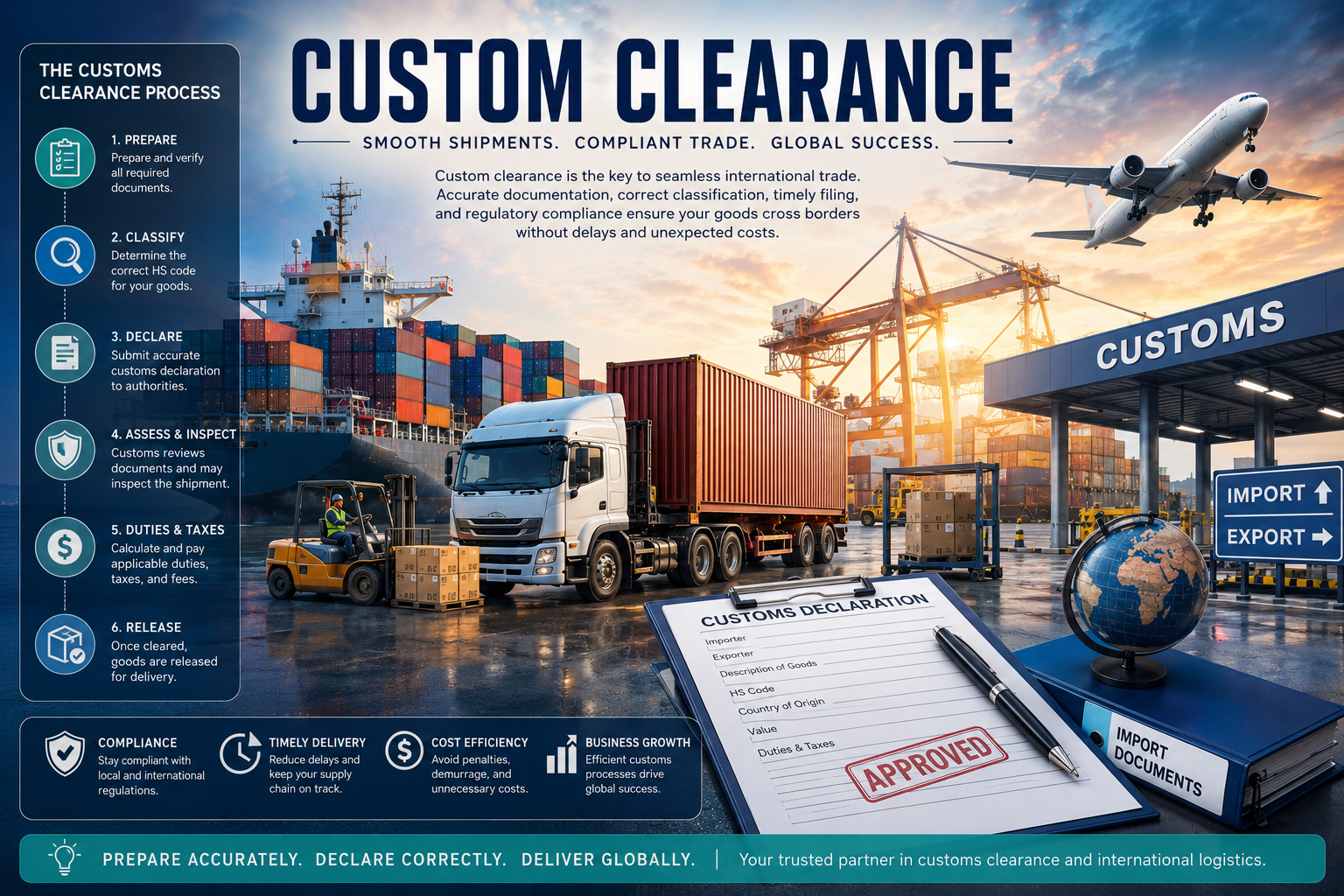 Custom Clearance: A Complete Guide to International Shipping, Documentation, Duties, and Compliance